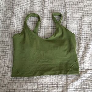 lululemon athletica Olive Green Tank Top